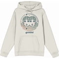 thumbnail image 4 of Gemini Zodiac Sign Adult Sand Long Sleeve Hoodie-Large, 4 of 6