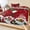 Red, variant on Twin XL Size Fitted Sheet Set - Christmas Gnomes 2 Piece Bedding Sets 16" Deep Pocket Fitted Sheet with 1 Pillowcases, Black Joy Pine Branches Cardinal Birds Brushed Microfiber Hotel Bed Sheets