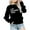 Black, variant on TFEOQRY Tween Girls Fashion Blouse Crewneck Sweatshirt Long Sleeve Pullover Tops