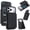 Black, variant on Leather For iPhone 17 Pro Case With  2-in-1 Pop-up Card Holder, Wallet Case For Women Men With RFID Blocking, Durable Leather Kickstand Magnetic Clasp Shockproof Phone Case,Black,For iPhone 17 Pro