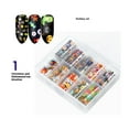 thumbnail image 2 of Caja de 10 rollos de pegatinas de uñas con marca de agua transferible para Halloween TFixol pegatinas de uñas, 2 of 7