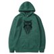 thumbnail image 3 of Sudadera gruesa con capucha para hombre, ropa deportiva con estampado de cara de búho, de gran tamaño, cómoda, para invierno y otoño, 3 of 3
