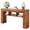 Light brown, variant on Anoncndin Farmhouse Console Table – 63" Extra Long Sofa Table with 3 Open Storage Shelves – Thick Waterproof Wooden Entryway Furniture – Sturdy, Light Brown