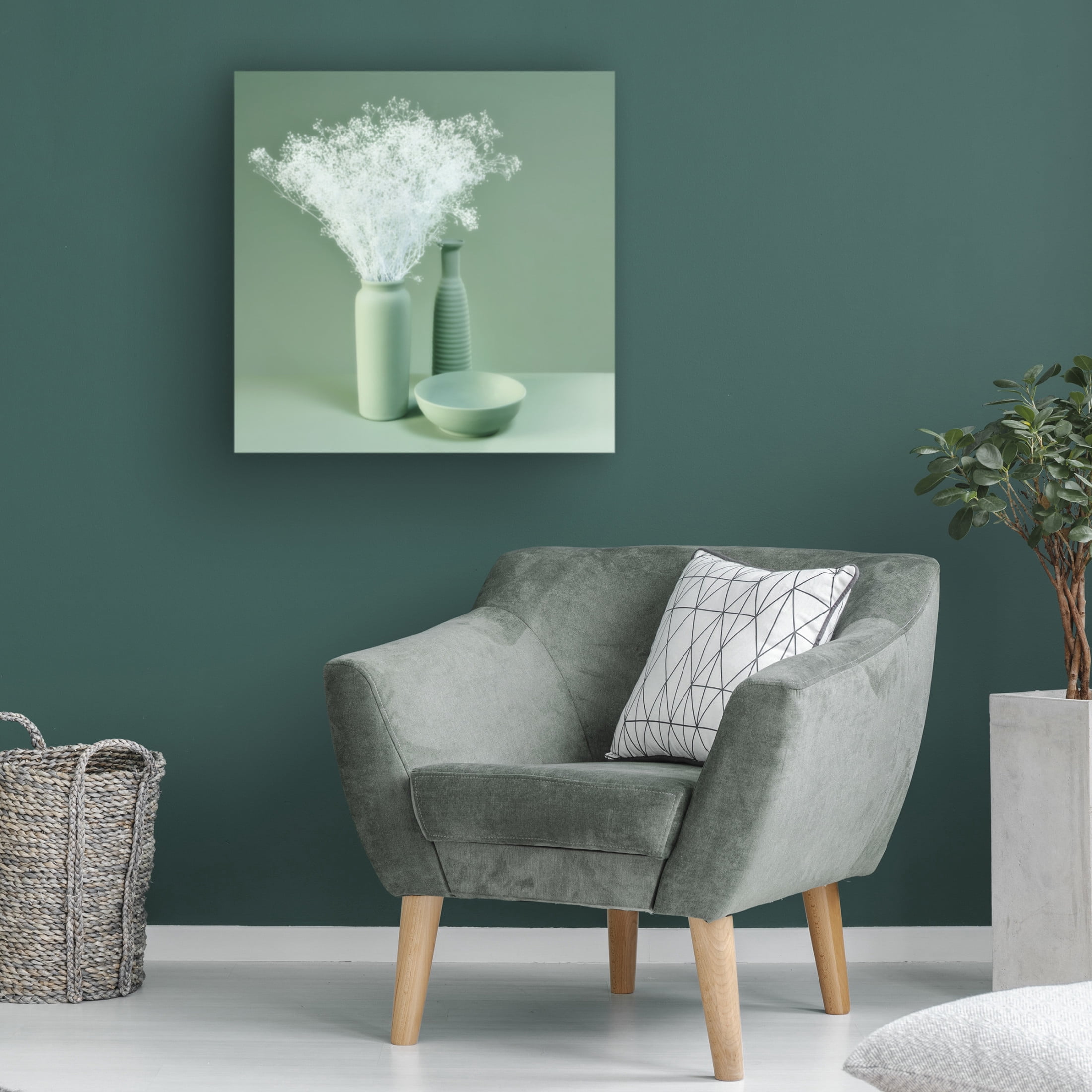 Canvas Wall Art - Heidi Westum 'Pure' Wall Art for Living Room, Bedroom, or Office Décor by Trademark Fine Art - 18 x 18 Inches