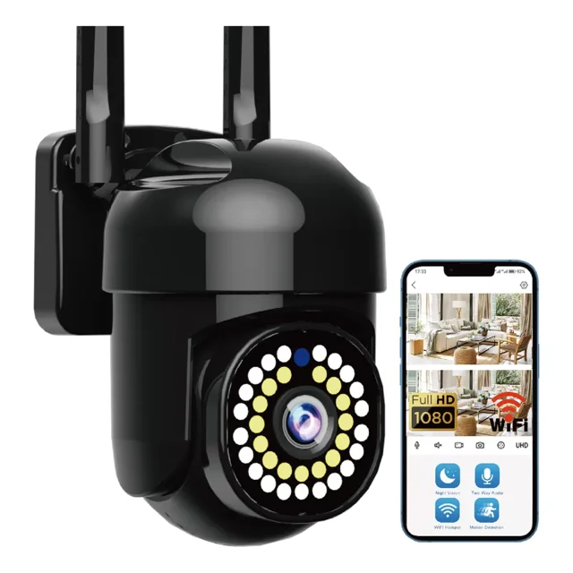 Cámara De Seguridad Mvpsmart Q10 Hd Con Alarma Y Wi-fi