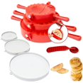 thumbnail image 2 of UYWGF-Molde Para Empanadas (3 Uds) con Molde para Arepas (3 sizes) y Pasta Cutter - Empanada Maker Press Ideal for Quesadilla Crimper, Dumpling Wrappers, Tortillas, Pierogies, 2 of 4