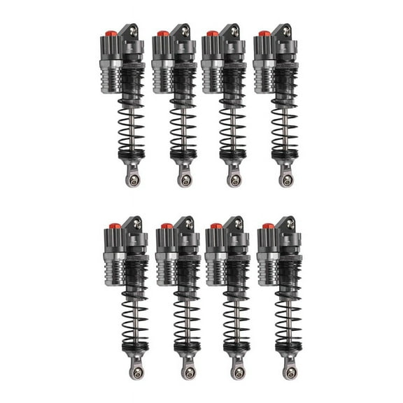 8Pcs Aluminium Alloy 90mm Absorber Shocks for 1/10 Scale Rc Rock Crawlers Axial Scx10 D90 Truck