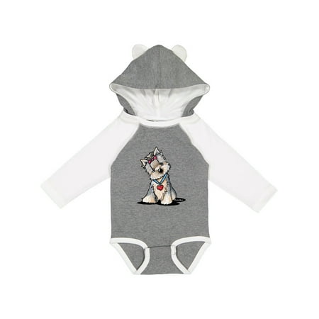 

Inktastic Butternut Yorkie Gift Baby Boy or Baby Girl Long Sleeve Bodysuit