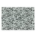 thumbnail image 1 of Black and White Cutting Board, Assortment of Portraits of Happy People Many Ethnicities Sketch Style, Decorative Tempered Glass Cutting and Serving Board, Large Size, Black White, by Ambesonne, 1 of 1
