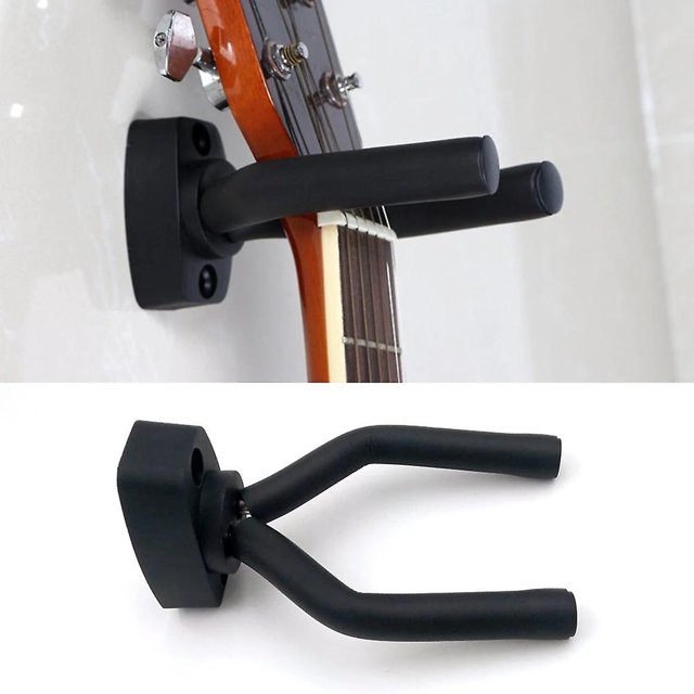 Soporte de pared para colgar guitarra, gancho para bajo, ukelele, soporte superior de pared. (negro) 1 pieza) XianweiShao 8390613931825