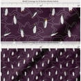 thumbnail image 2 of Soimoi Purple Cotton Voile Fabric Penguin Ocean Decor Fabric Printed Yard 56 Inch Wide, 2 of 7
