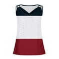 thumbnail image 5 of Teissuly Women's Casual Summer Printed V-Neck Sleeveless Tanks Top, 5 of 5