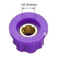 thumbnail image 3 of Uxcell 6.4mm Shaft Hole Potentiometer Volume Control Rotary Knobs Effect Pedal Knob Purple, 3 of 3
