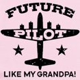 thumbnail image 2 of CafePress - Future Pilot Like My Grandpa Infant Bodysuit - Baby Light Bodysuit, Size Newborn - 24 Months, 2 of 4