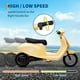 thumbnail image 5 of Powerful 24V 350W Kids Electric Ride-On Moped Scooter – Up to 14MPH, Rear Brake, LED Lights, Waterproof, Twist Grip Throttle, 143 lbs Max Load, Ages 8-14, Ideal Electric Motorcycle, 5 of 8