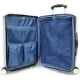 thumbnail image 5 of World Traveler Dejuno Monarch 3-Piece Polycarbonate Spinner Luggage Set - Titanium, 5 of 7