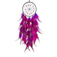 thumbnail image 2 of Boho Dream Catcher with Feathers - Handmade Wall Hanging Ornament for Bedroom, Living Room, and Home Decor, Spiritual Gift & Car Mascot, 2 of 3