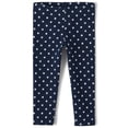 thumbnail image 3 of The Children's Place Baby Toddler Girls Apple Print Legging, 3-Pack, Sizes 12M-5T, 3 of 4