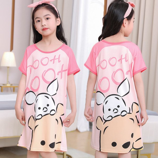 Vestido de princesa Pikachu para niña, pijama de bebé, camisón de Pokémon, ropa de dormir de verano para niños qym unisex