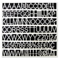 thumbnail image 1 of MasterVision White Plastic Set of Letters, Numbers & Symbols, 1 of 1