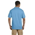 thumbnail image 2 of Gildan Ultra Cotton 6.5 oz. Pique Polo (G380) Carolina Blue, XL, 2 of 2