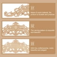 thumbnail image 5 of 4 Pcs Home Decor Solid Wood Corner Flower Piece Furniture Decoration Vintage, 5 of 8
