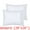 White, variant on Unique Bargains Satin Pillow Cases Set of 2 Cooling Pillow Covers Standard White