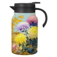 thumbnail image 1 of zhangmingg Stainless Steel Large Teapot with Built-In Floral Infuser Detachable Holder and Lid for Home Brewing, 1 of 4