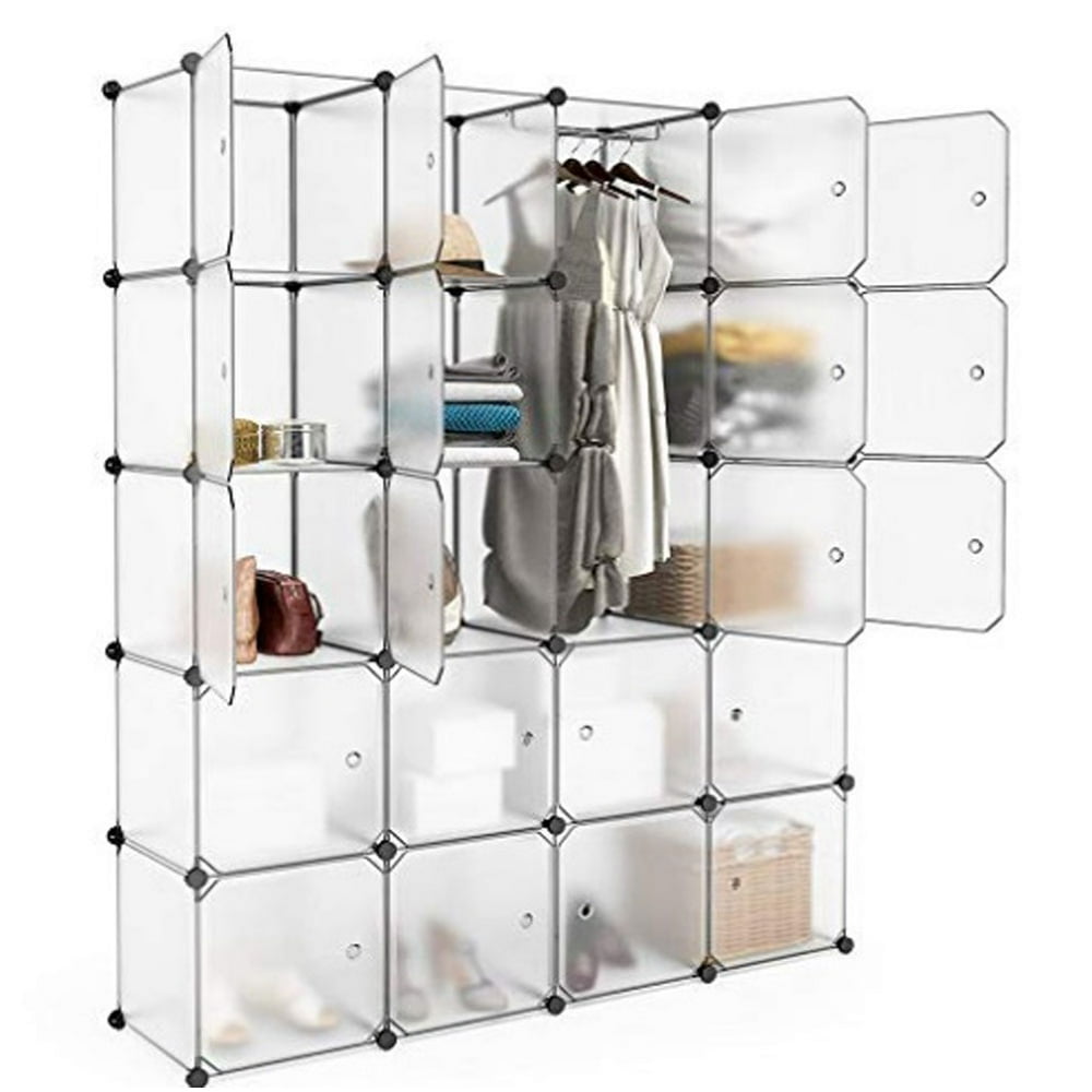 Lowestbest Cube Storage Organizer, Book Shelf 20 Cube Storage Unit for