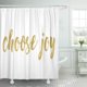 thumbnail image 1 of ABPHQTO Unique Inspirational Choose in Gold Modern Popular Word Motivational Cortina de ducha 150x180 cm, 1 of 1