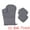 Gray, variant on Unique Bargains Silicone Cotton Heat-Resistant 2 Pcs Kitchen Mitts Black 11.8x6.7inch