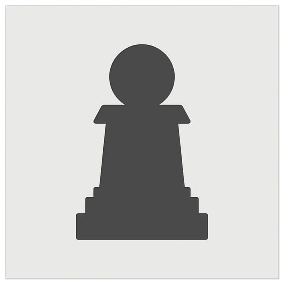 Chess Pawn Piece DIY Cookie Wall Craft Stencil - 5.5 Inch