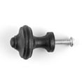 thumbnail image 4 of Black Iron Kitchen Cabinet Knob 1" Diameter 1 3/8" projection with Screws|Renovators Supply, 4 of 7