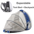 thumbnail image 3 of GHSDFBB Bubble Cat Backpack,Expandable Backpack for Cats,Fit up to15 lbs Cats,Pet Outdoor Backpack (Blue, Back Expan), 3 of 5