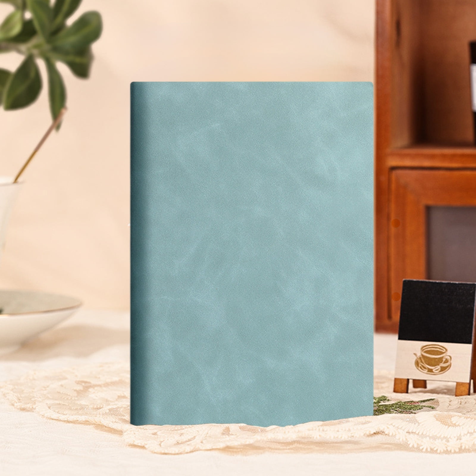 HBBKVI 2 Pack Notebook, A5 Imitation Sheepskin Notepad Review Notebook Thickened Business Work Diary Firm Efficient Office Softcover Book