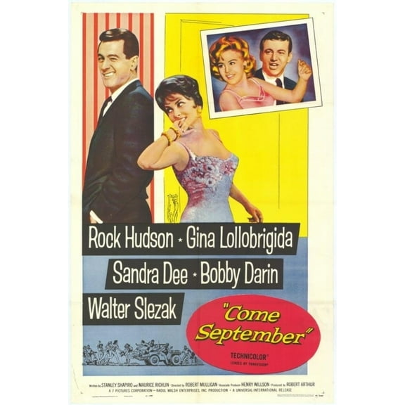 Come September Movie Poster (11 x 17)