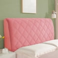 thumbnail image 1 of YiJuHui Stretchable Headboard Cover Elastic Soft Padded Protector for Bed Frame - Full Wrap Dustproof Quilted Noise Reduction Head Guard, Machine Washable Fade Resistant Fabric for Bedroom Decor, 1 of 6