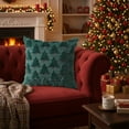thumbnail image 5 of ToyKingdee Christmas Pillow Covers Christmas Decorations Soft Plush Faux Fur Wool Red Xmas Tree Throw Pillow Cases Winter Holiday Decor for Sofa Living Room, 5 of 6