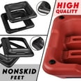 thumbnail image 4 of Yes4All Adjustable High Step Aerobic Platform, 16 in x 16 in, for Aerobic Step Exercises (Red/ Black), 4 of 7