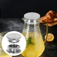 thumbnail image 4 of 2pcs Stainless Steel Pitcher Lid Water Pitcher Cover Filter Water Bottle Lids, 4 of 4