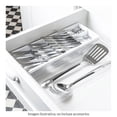 thumbnail image 3 of Organizador Mainstays para Cubiertos Clear 3 Espacios Blanco, 3 of 4