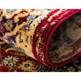 thumbnail image 3 of Unique Loom Hoya District Rug Red/Beige 5' 1" x 8' Rectangle Floral Traditional Perfect For Living Room Bed Room Dining Room Office, 3 of 7