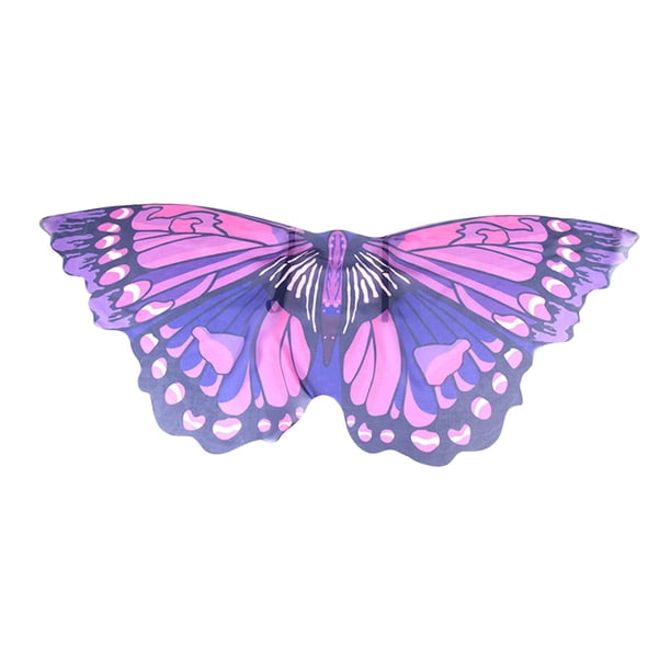 Capa de mariposa, capa para cosplay, disfraz, juego de mascarada, disfraces, decoración, fiesta Púrpura