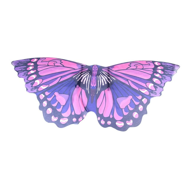 Capa de mariposa Capa de capa para niños Cosplay Festival Fiesta de juguetes Disfraces de actuación para niños Vestir Ala de mariposa para accesorios Púrpura Sunnimix Capa infantil