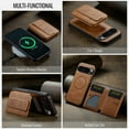 thumbnail image 6 of Dteck Detachable Wallet Case for Google Pixel 9 Pro XL,Magnetic Leather Card Slot Wallet 2 in 1 Case Shockproof Kickstand Cover for Google Pixel 9 Pro XL,Brown, 6 of 6