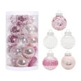 thumbnail image 1 of EIMELI Christmas Ball Ornaments for Christmas Tree 2.36 Inch Christmas Tree Ornaments Decorations with Hanging Rope Multi-Color Decoration for Holiday, 1 of 10