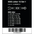 thumbnail image 2 of Wera 020302 Joker Combination Metric Wrench Set, 15 Pieces, 2 of 28