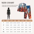 thumbnail image 4 of Pajamas for Women Set - Tomato Field Bottle Comfy Long Sleeve Button Up Pajama Sets for Women 2 Piece, Soft Sleepwear Nightwear Pjs Lounge Sets for Women with Pockets, 4 of 6
