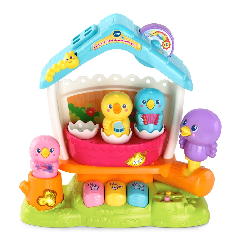 VTech Spin and Tweet Musical Birdhouse, Musical Singing Toy for Infant