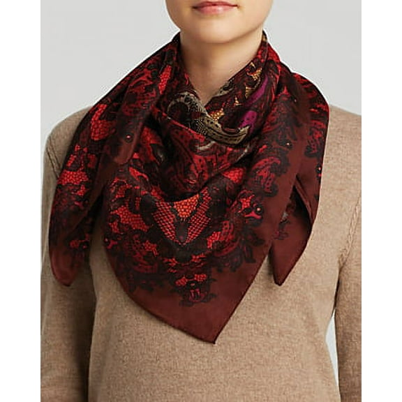Echo Design Womens Paisley Lace Print Scarf